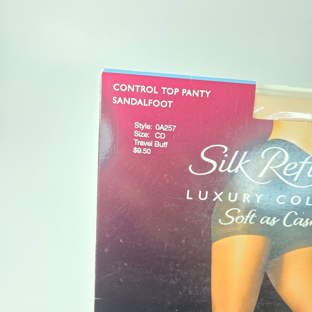 Hanes Silk Reflections Hosiery Bundle 4 Pairs Size CD Sheer Barely There‎ Black - Picture 11 of 13